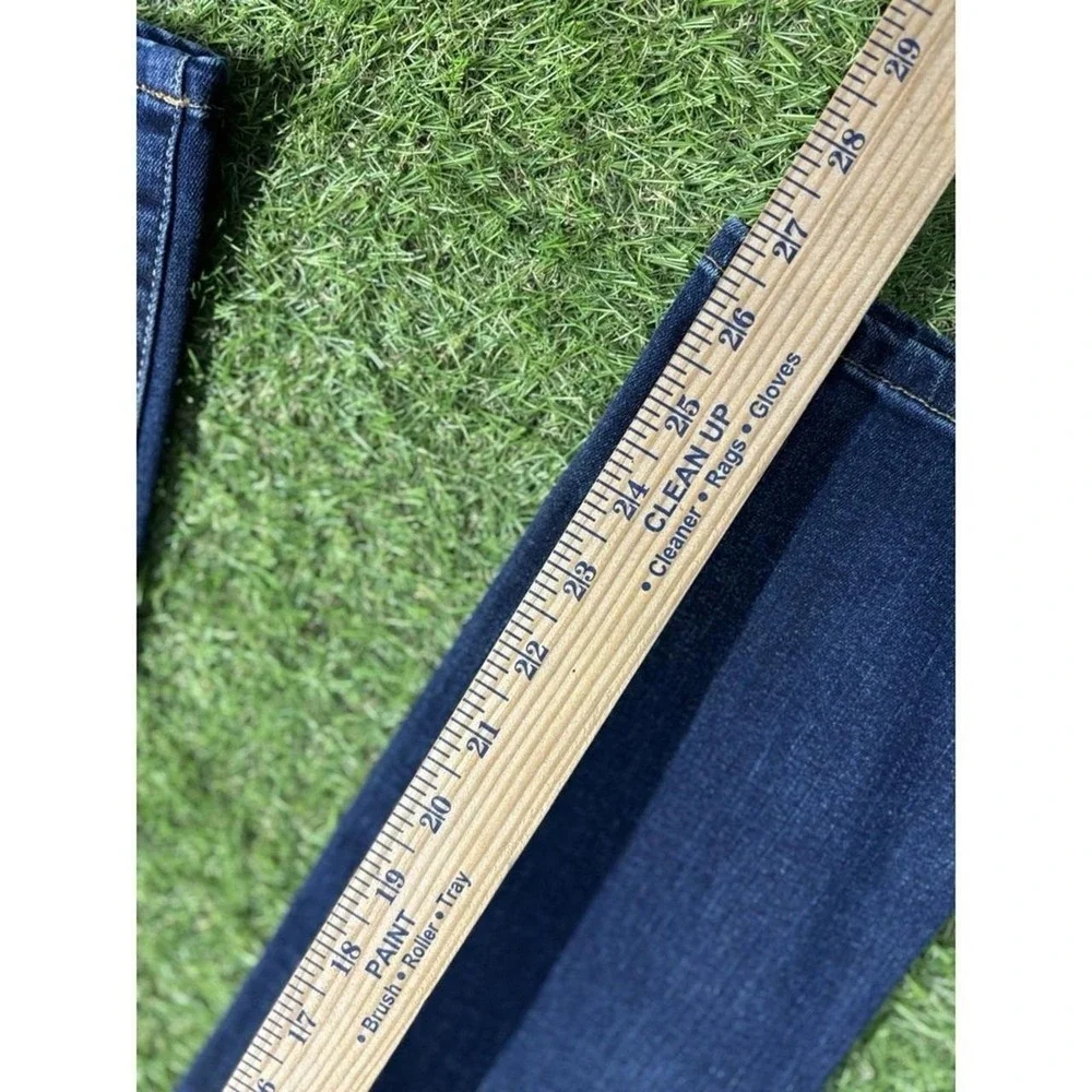Talbots jeans womens size 2 high waist straight leg blue denim